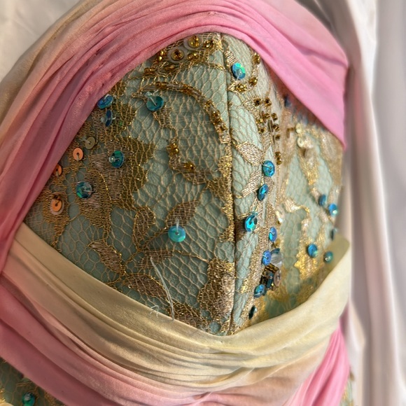 Terani Strapless Cinderella Prom Dress - Picture 7 of 9